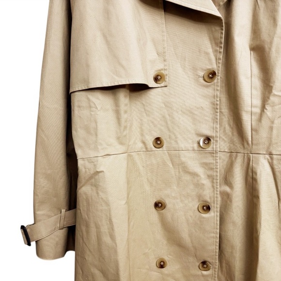 NWT Anthropologie Mare Mare Trench Coat Dress Beige Neutral - Picture 4 of 8